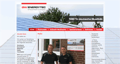 Desktop Screenshot of gw-energytec.de